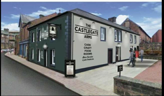 The Castlegate Arms Hotel Penrith Exterior photo